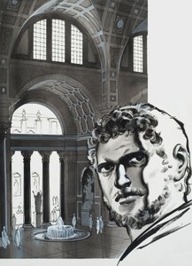 The Baths of Caracalla (gouache på papir) af Angus McBride