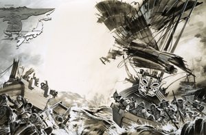 Kublai Khans dødsdømte armada af Angus McBride