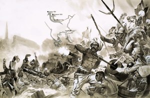 Suleimans tyrkiske hære omringer Wien i 1529 af Angus McBride