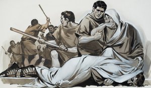 Tiberius Gracchus (gouache på papir) af Angus McBride