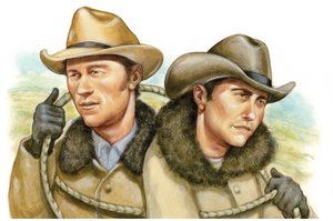 Brokeback Mountain, 2005 (akryl på illustrationsplade)