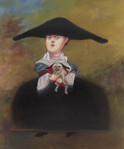 La Belle Bourgeoisie, 2019 (akrylmaling på illustrationsplade) af Anita Kunz