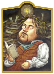 Peter Jackson, 2002 (akryl på illustrationsplade) af Anita Kunz