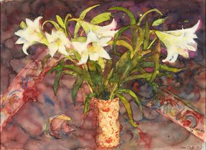 Lillies (akvarel)