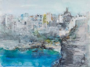 Positano (blandet medier)