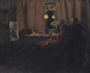 Bedømmelse af dagens arbejde af Anna Ancher