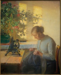 Syning af fiskerens datter af Anna Ancher
