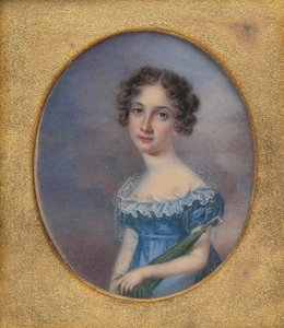 Sarah Ann Beck, ca. 1818. af Anna Claypoole Peale