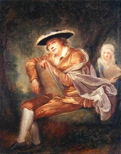 E.F. Thersbusch, malerens mand (olie på lærred)
