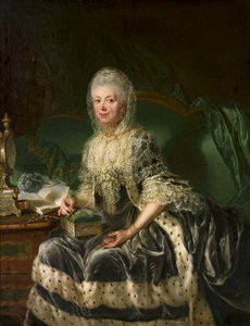Portræt af Anna von Wartensleben af Anna Dorothea Therbusch