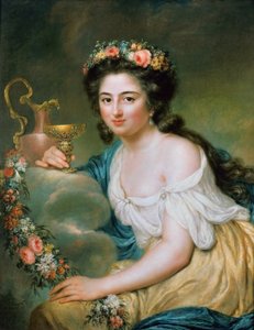 Portræt af Henriette Herz, født De Lemos 1764-1847 som Hebe, 1778.