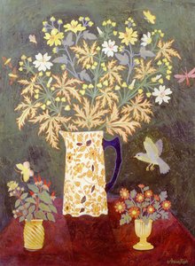 5 insekter og en fugl af Anna Pugh