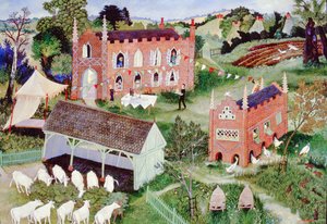 Fuglehus, 2002 (akryl)