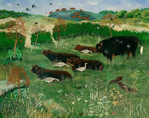 Bugs do Pilates, 2011 (akryl) af Anna Pugh