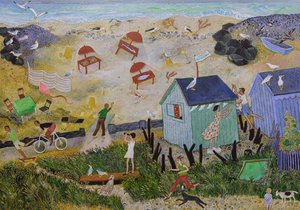 Dagens fangst, 2016 (akryl) af Anna Pugh