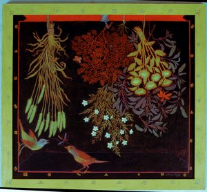 Hængende krydderurter af Anna Pugh