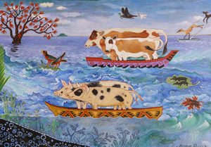 Off the Ark, 2018 (akryl)