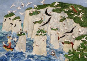 Gamle Harry, 2017 (akryl) af Anna Pugh