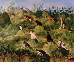 Ready, Steady..., 2012 (akryl) af Anna Pugh