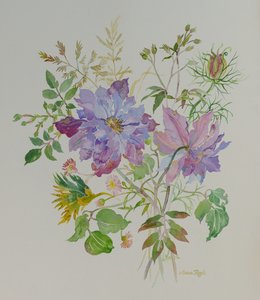 Stilleben med blomster, 2021 (maleri)