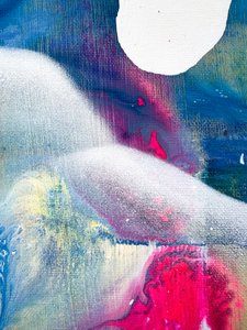 Dynamiske, flydende abstrakte farver af Anna Viklund