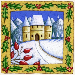 Fire årstider, vinter, 2015 (gouache) af Annalisa Morrocco