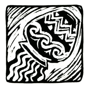 Horoskop (Vandmand), 2017 (linnedprint)