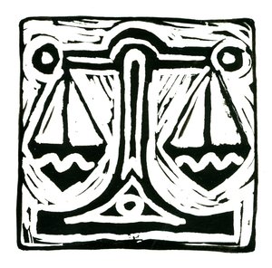 Horoskop (Vægten), 2017 (linnedtryk)