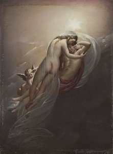 Aurora og Cephalus af Anne-Louis Girodet de Roucy-Trioson