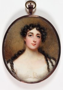 Selvportræt (emalje) af Anne  Wellesley