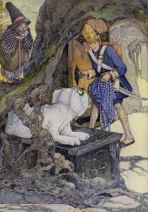 The Tinder Box (farve litho)