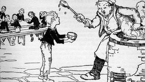 Oliver Asks For More, 1937 af Anne Anderson