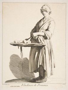 Apple-sælger, 1746. af Anne Claude Philippe de Caylus