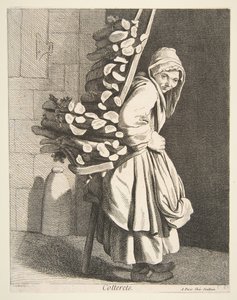 Sælger af bundtet brænde, 1746. af Anne Claude Philippe de Caylus