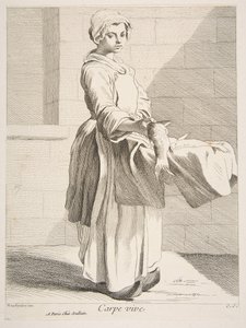 Fiskeforhandler, 1738. af Anne Claude Philippe de Caylus