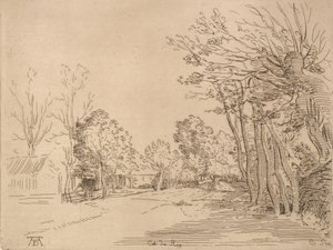 Landskab efter Durer.n.d. af Anne Claude Philippe de Caylus