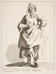 Kræmmer af gamle hatte, 1742.