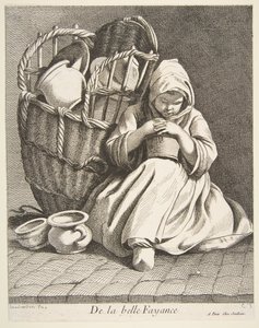 Keramikhandler, 1738. af Anne Claude Philippe de Caylus