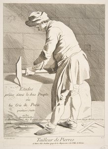 Stenhugger, 1737. af Anne Claude Philippe de Caylus