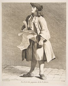Læsningen af lotterivindere, 1746. af Anne Claude Philippe de Caylus