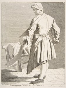 Vandrende eddikesælger, 1738. af Anne Claude Philippe de Caylus