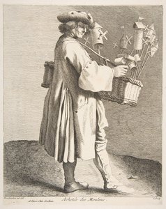Whirligig Peddler, 1742.