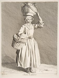 Ung Mælkepige, 1737. af Anne Claude Philippe de Caylus