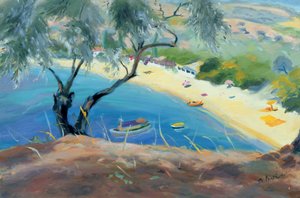 Achladies Bay, Skiathos, Grækenland, 1985