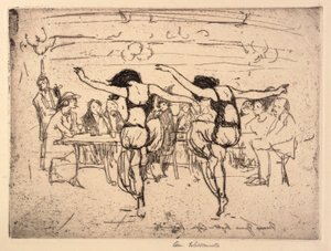 Nytårsaften - Café Versaille af Anne Goldthwaite