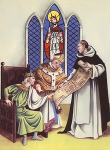 Heinrich III. plant die Westminster Abbey von Anne & Johnstone Janet (1928-79) Johnstone