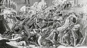 Fransk undertrykkelse under oprøret i Kairo, 21. oktober af Anne Louis Girodet de Roucy Trioson