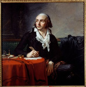 Portræt af Giuseppe Fravega (1763-1833), italiensk revolutionær. Maleri af Anne Louis Girodet de Roucy-Trioson (Anne-Louis Girodet de Roucy Trioson af Anne Louis Girodet de Roucy Trioson