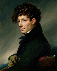 Portræt af en ung mand som jæger, 1811