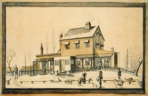 Angelica, vinteren 1814 (akvarel og grafit på papir)